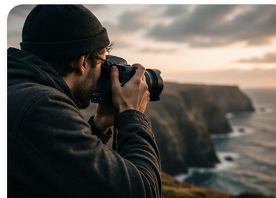 Exemple de site pour photographe avec portfolio premium et demandes de prestations
